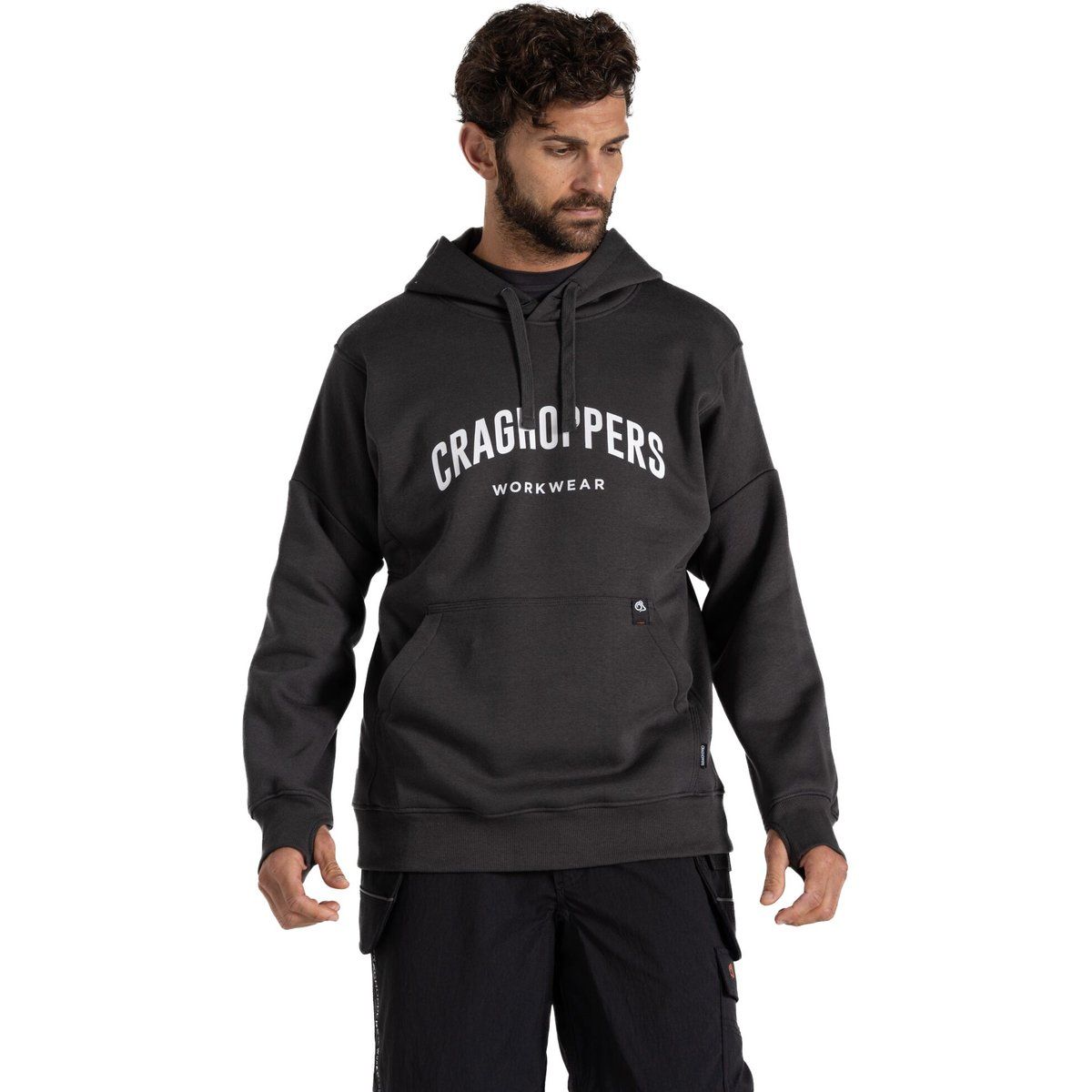Herren Logo Grafik Pullover Hoodie