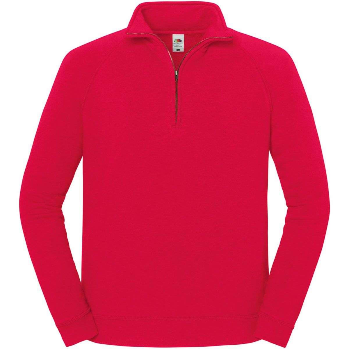 Premium Fleece Sweatshirt mit Halbreißverschluss