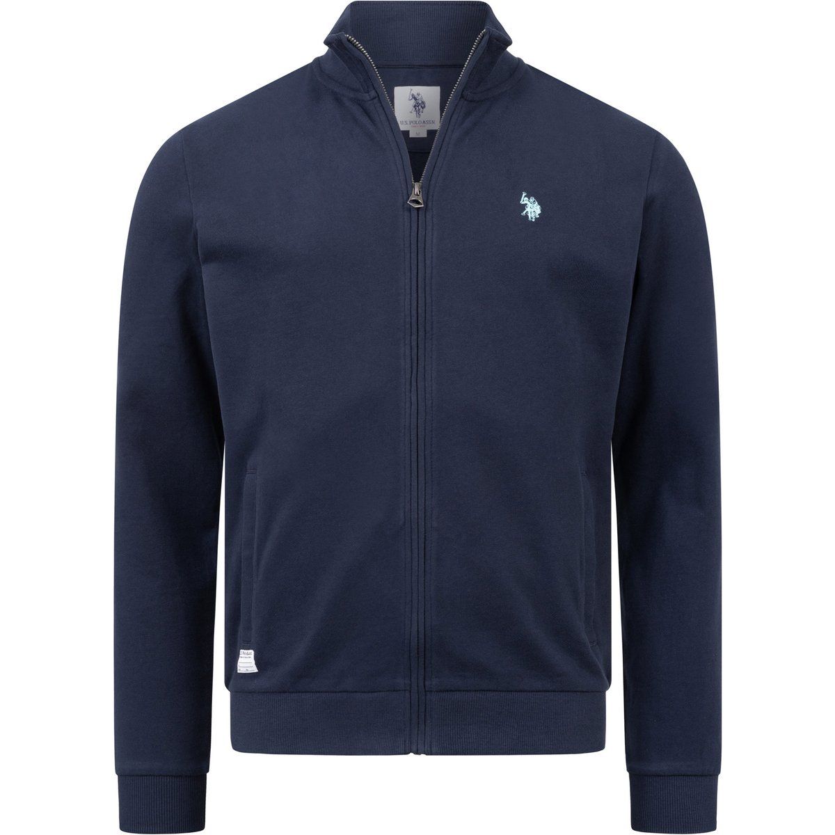 Herren Sweatjacke mit Stehkragen