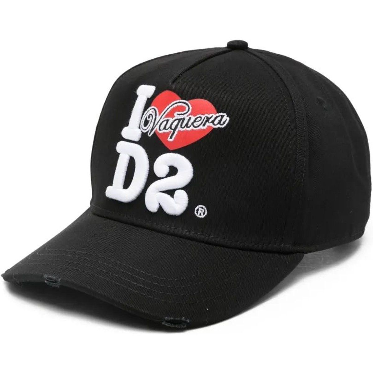 Logo Baseball Cap mit Used-Look-Schild