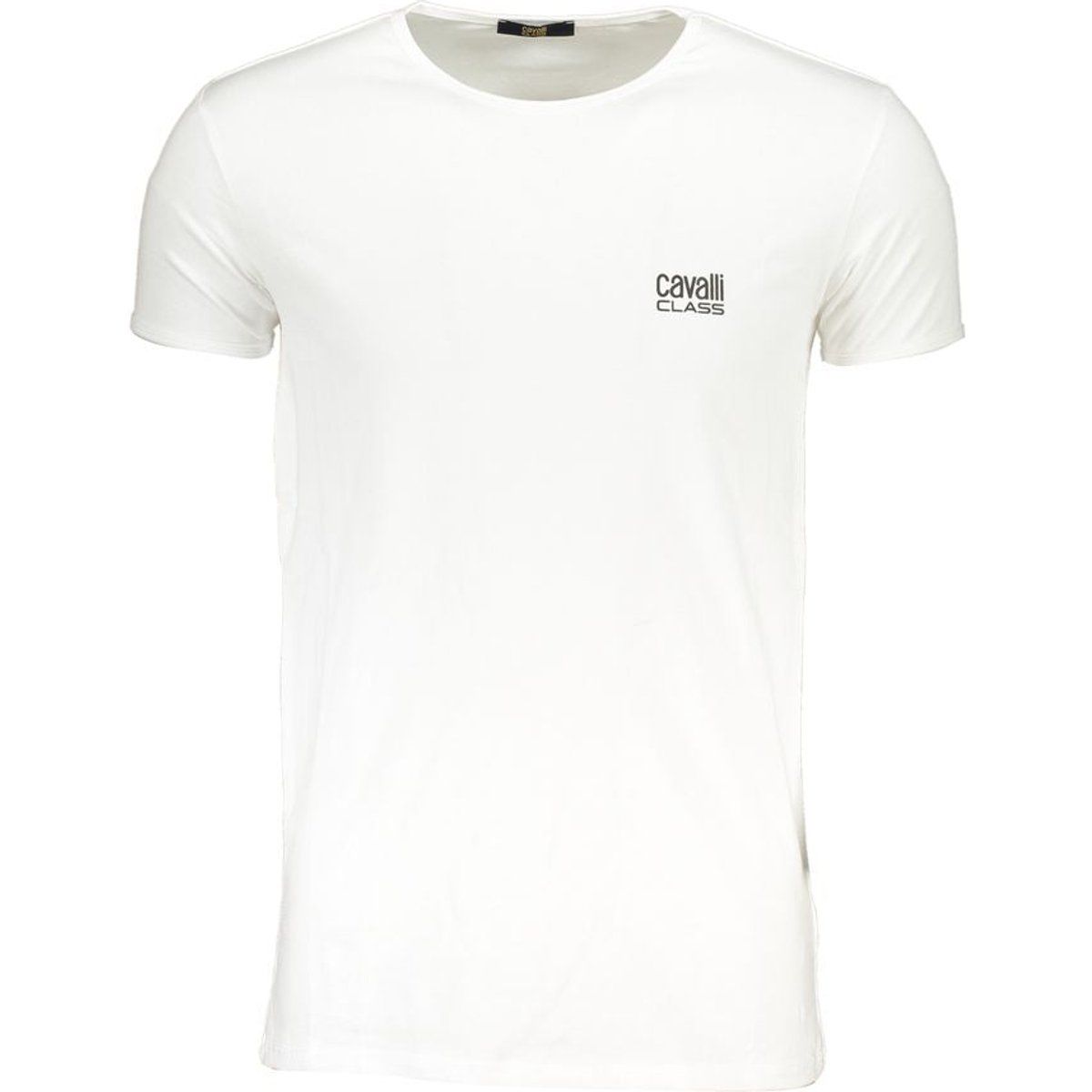 Klassisches Baumwoll-T-Shirt mit Rundhalsausschnitt und Logo