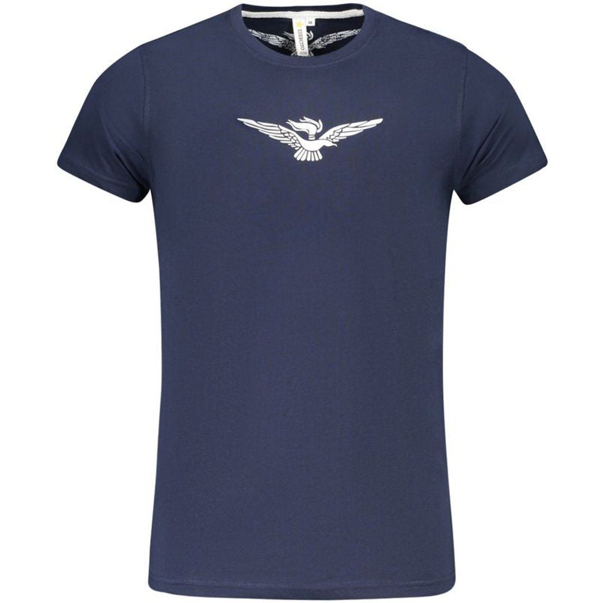 Baumwoll-T-Shirt mit Adler-Grafik