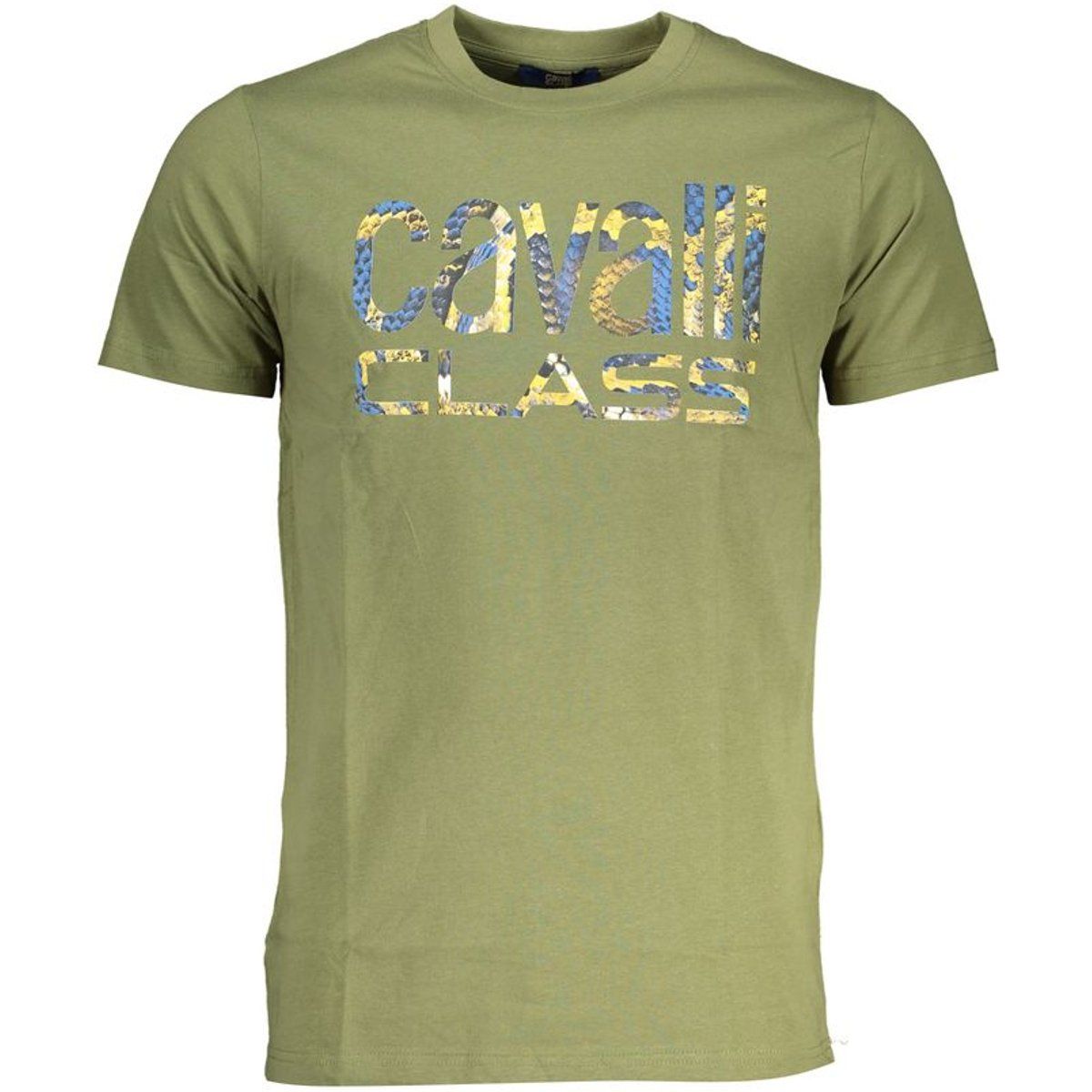 Cavalli Class Baumwoll T-Shirt mit Grafikdruck