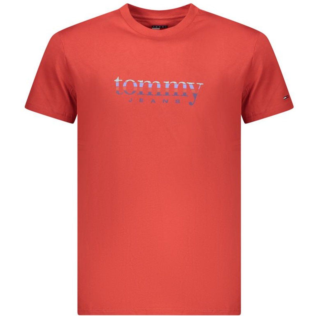 Baumwoll T-Shirt mit Logo-Print