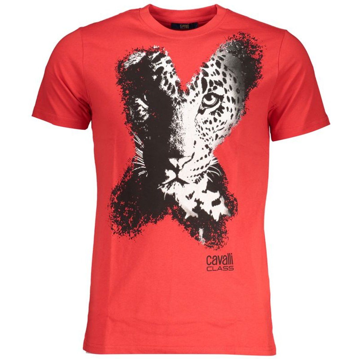 T-Shirt mit grafischem Leopardenmuster