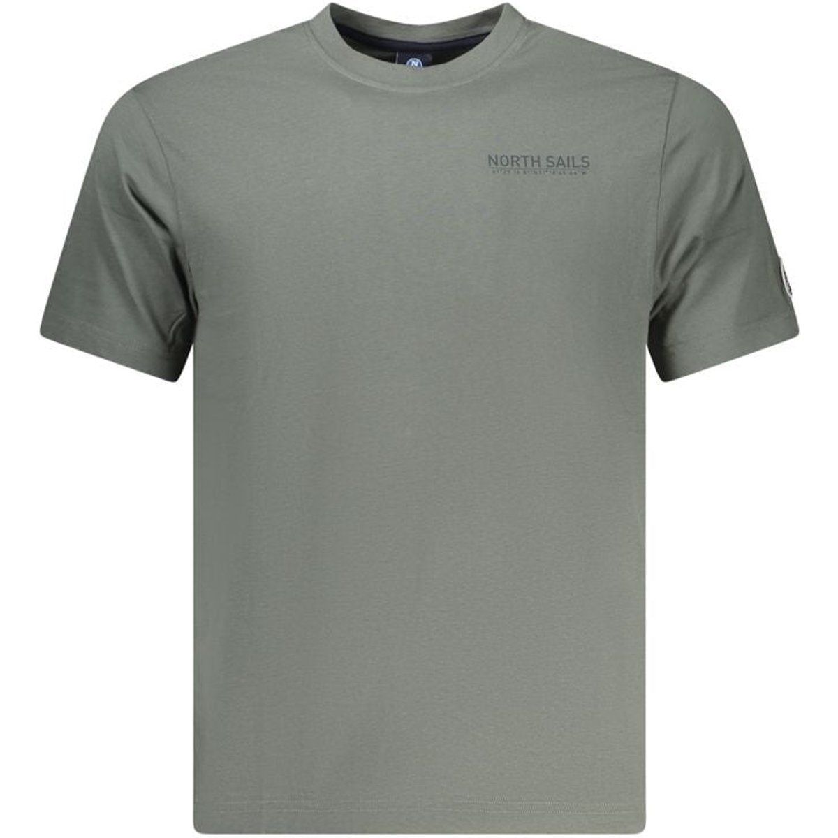 Herren Freizeit Baumwoll T-Shirt Rundhalsausschnitt