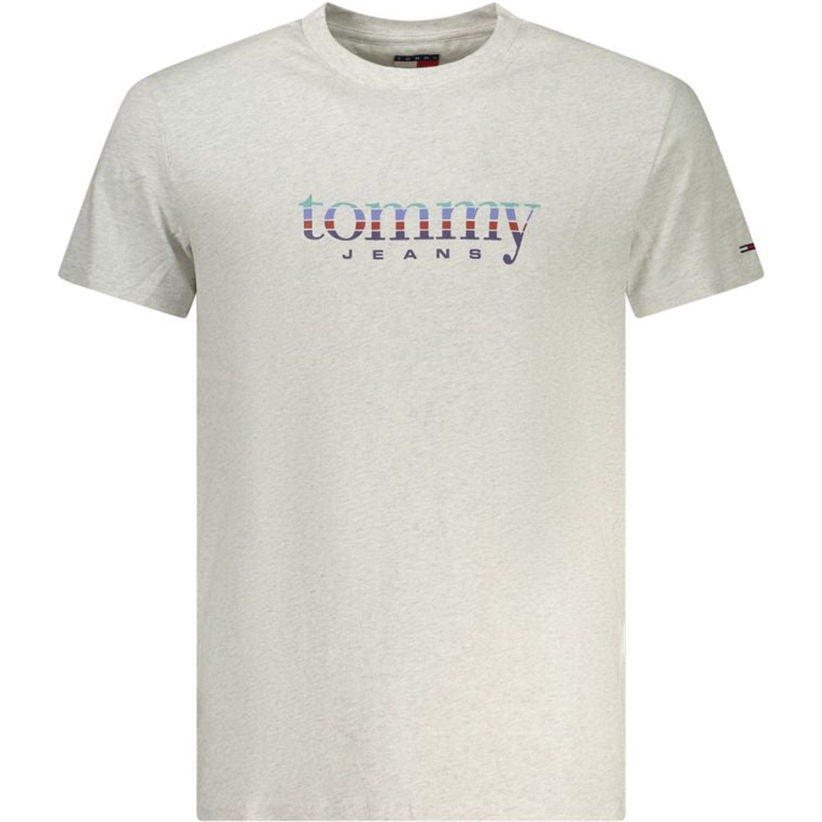 Heather Graues Baumwoll-Logo-T-Shirt