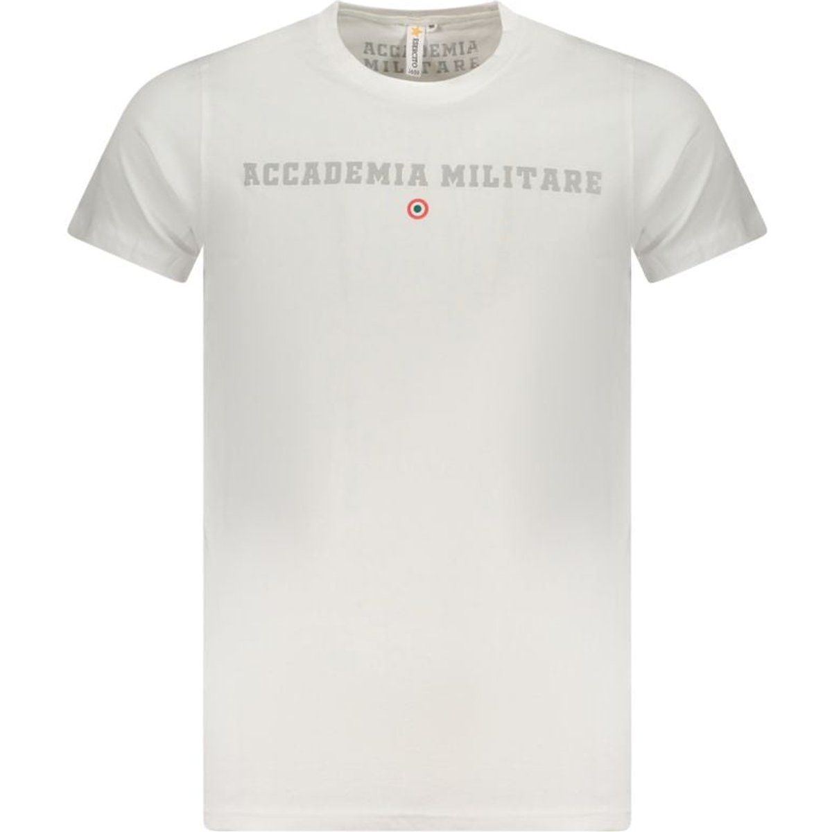 Militärakademie Baumwoll T-Shirt mit Rundhalsausschnitt