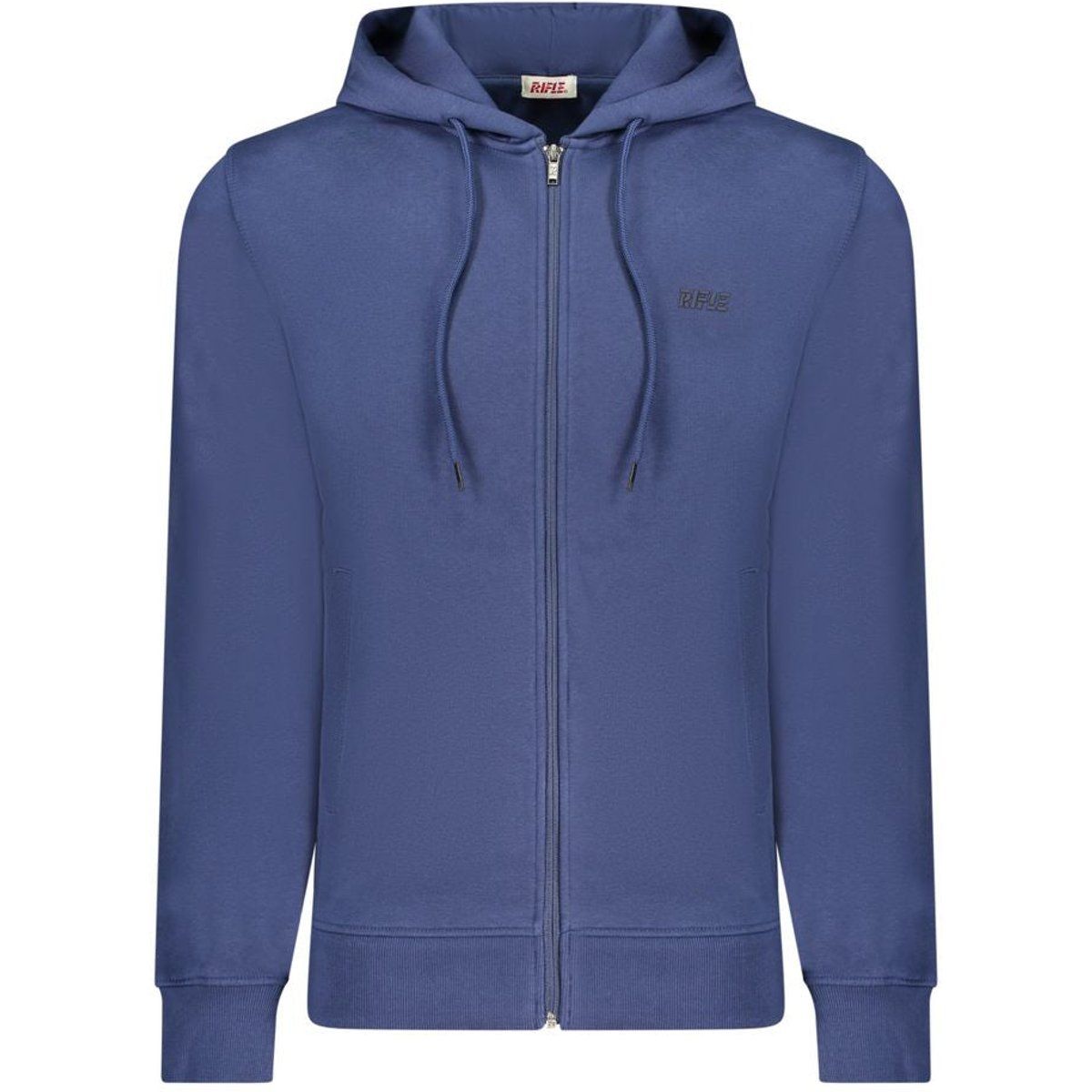 Herren Zip-Up Baumwollmischung Hoodie