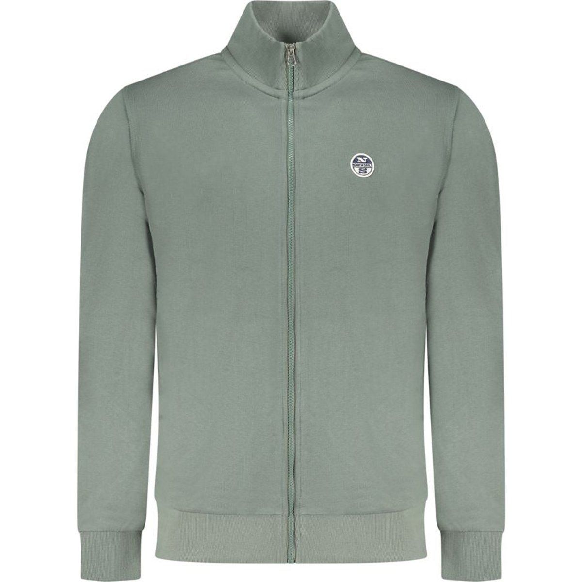 Herren Baumwoll Sweatshirt mit Reißverschluss