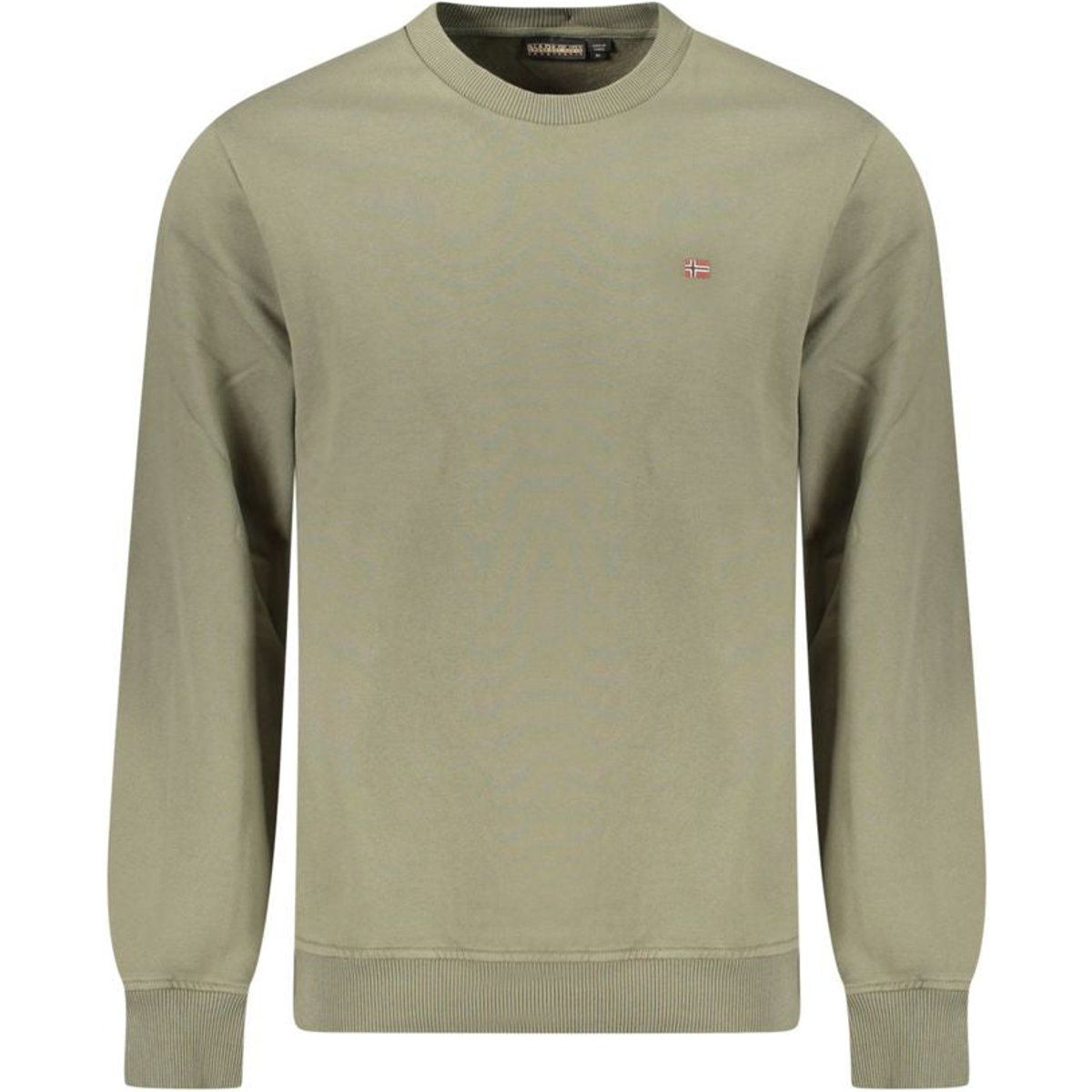 Klassisches Baumwoll-Sweatshirt mit Rundhalsausschnitt
