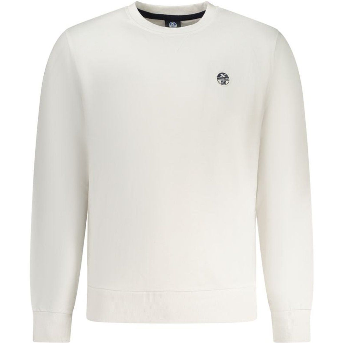 Klassisches Baumwoll-Sweatshirt mit Rundhalsausschnitt