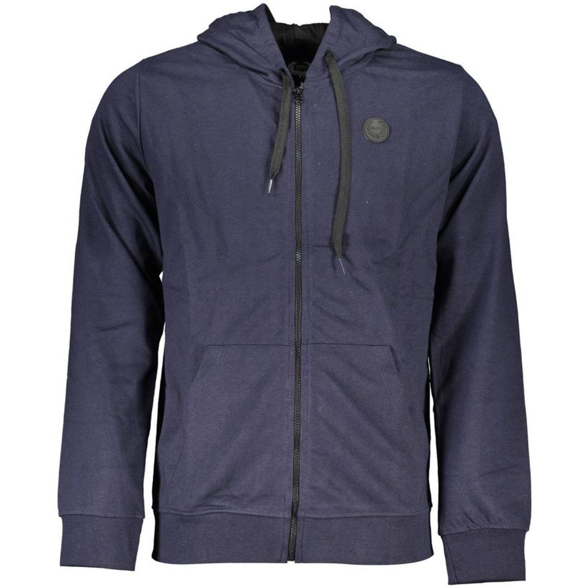 Herren Zip-Up Baumwollmischung Hoodie