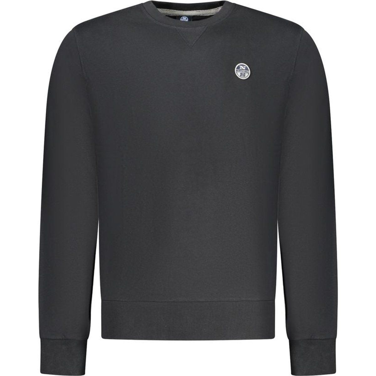 Klassisches Baumwoll-Sweatshirt mit Rundhalsausschnitt