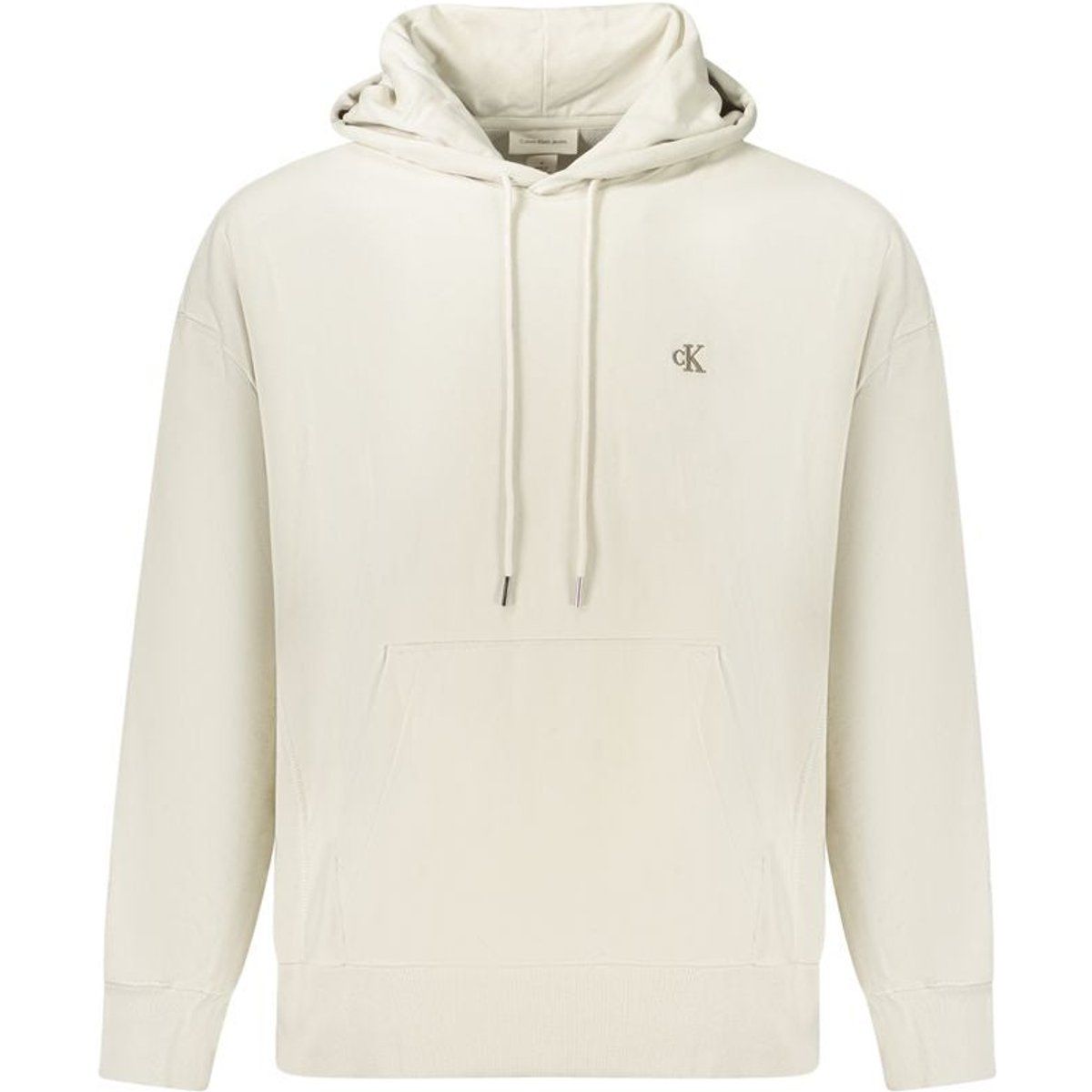 Herren Beige Baumwollmischung Hoodie