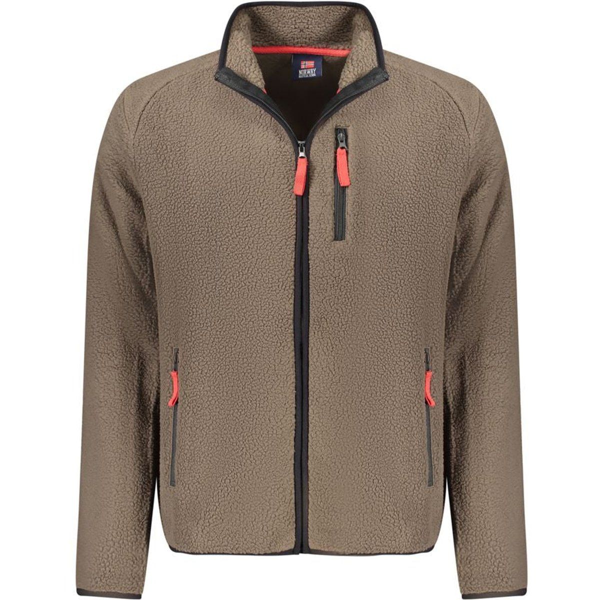 Lässige Fleecejacke mit Reißverschluss für Herren