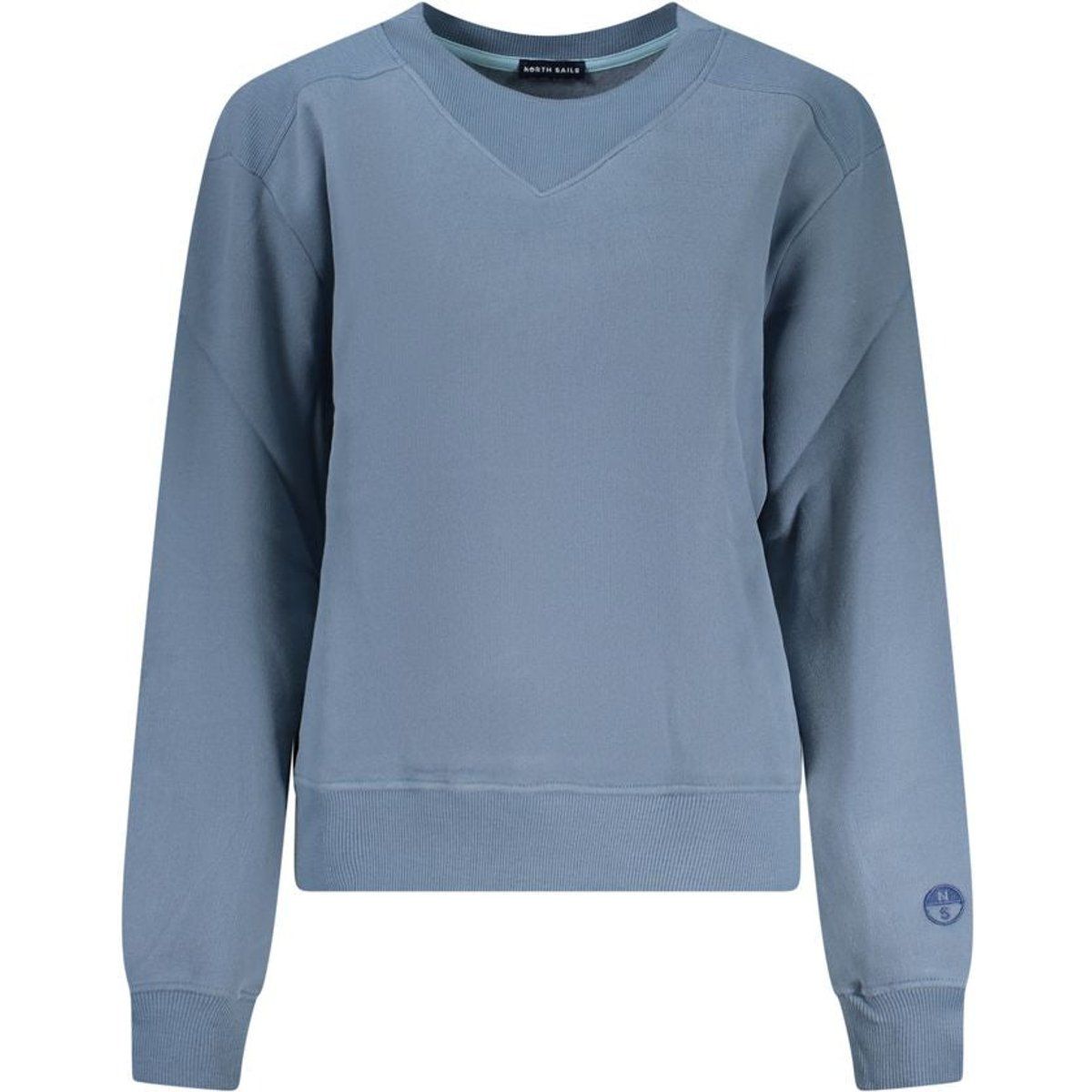 Damen Baumwollmischung Pullover mit V-Ausschnitt