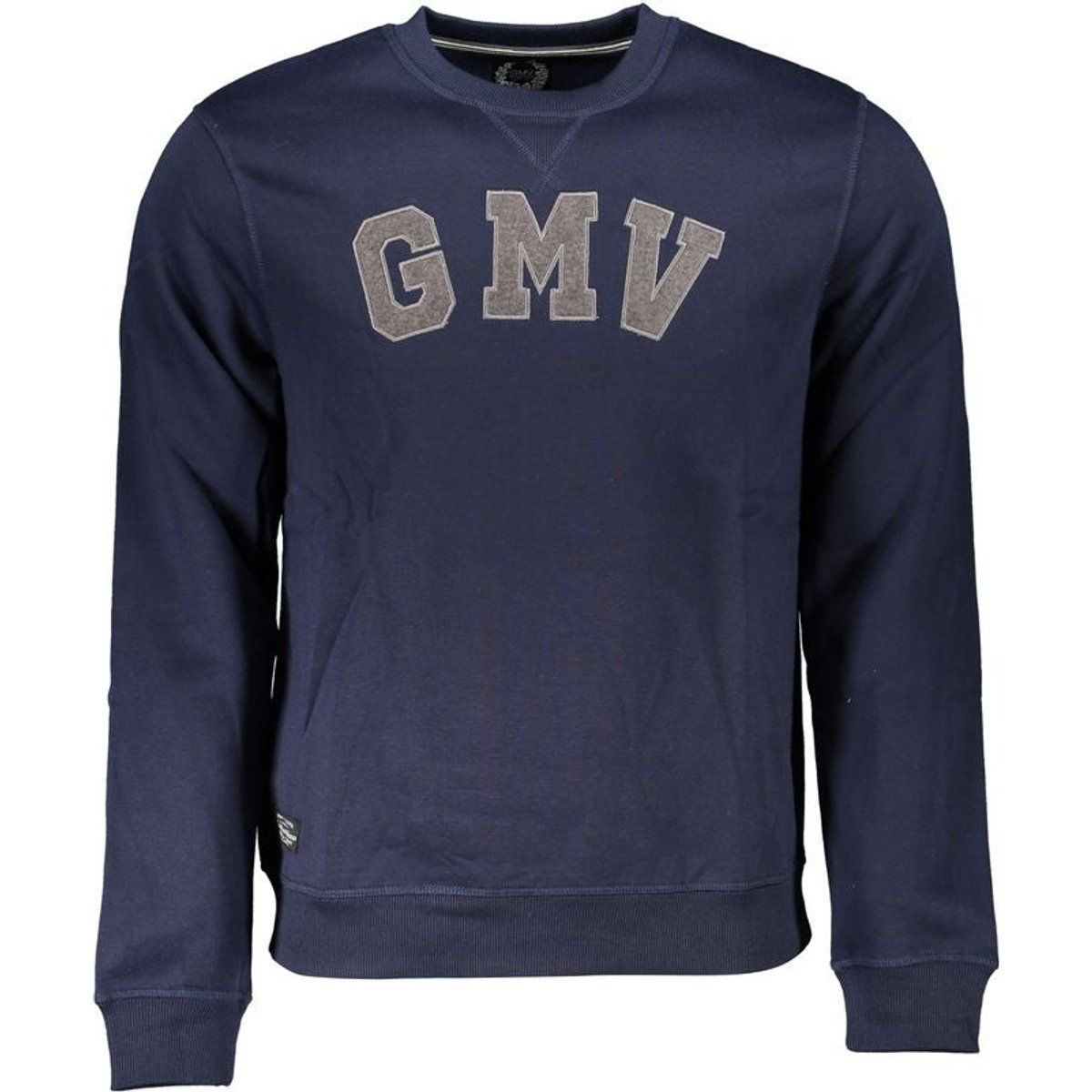 Herren-Pullover-Sweatshirt mit Rundhalsausschnitt und Logo