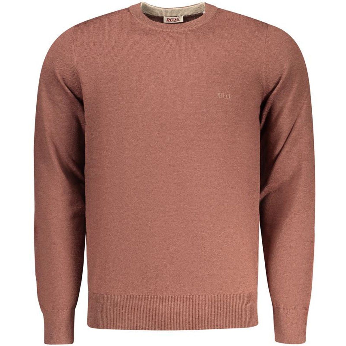 Klassischer Strickpullover mit Rundhals