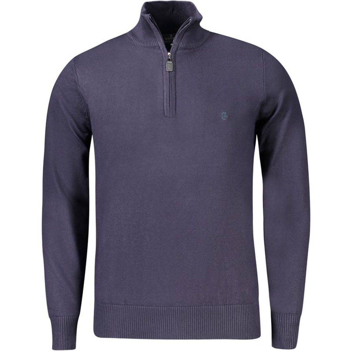 Herren Strickpullover mit Viertelreißverschluss