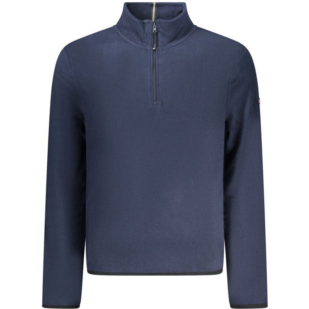 Herren Fleece Sweatshirt mit Viertelreißverschluss