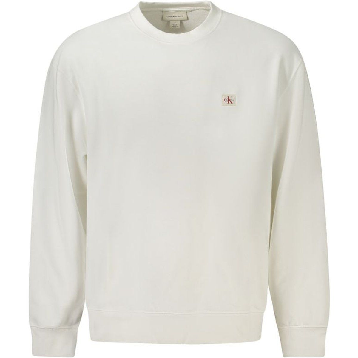 Weißes Baumwoll-Sweatshirt mit Logo für Herren