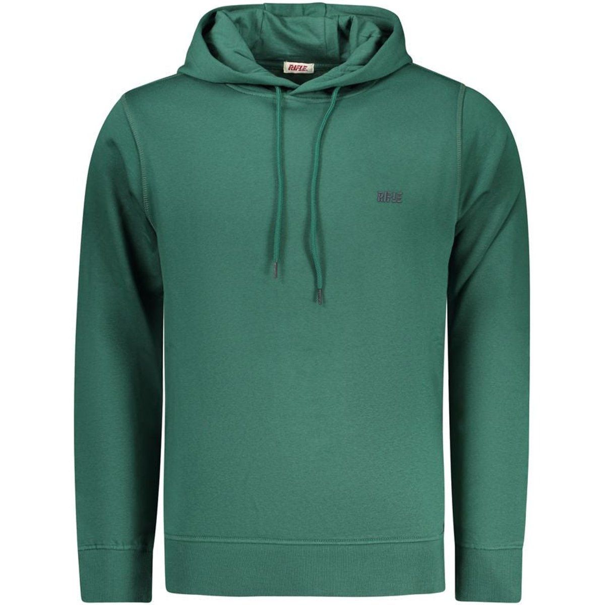 Grüner Baumwollmischung Herren-Hoodie