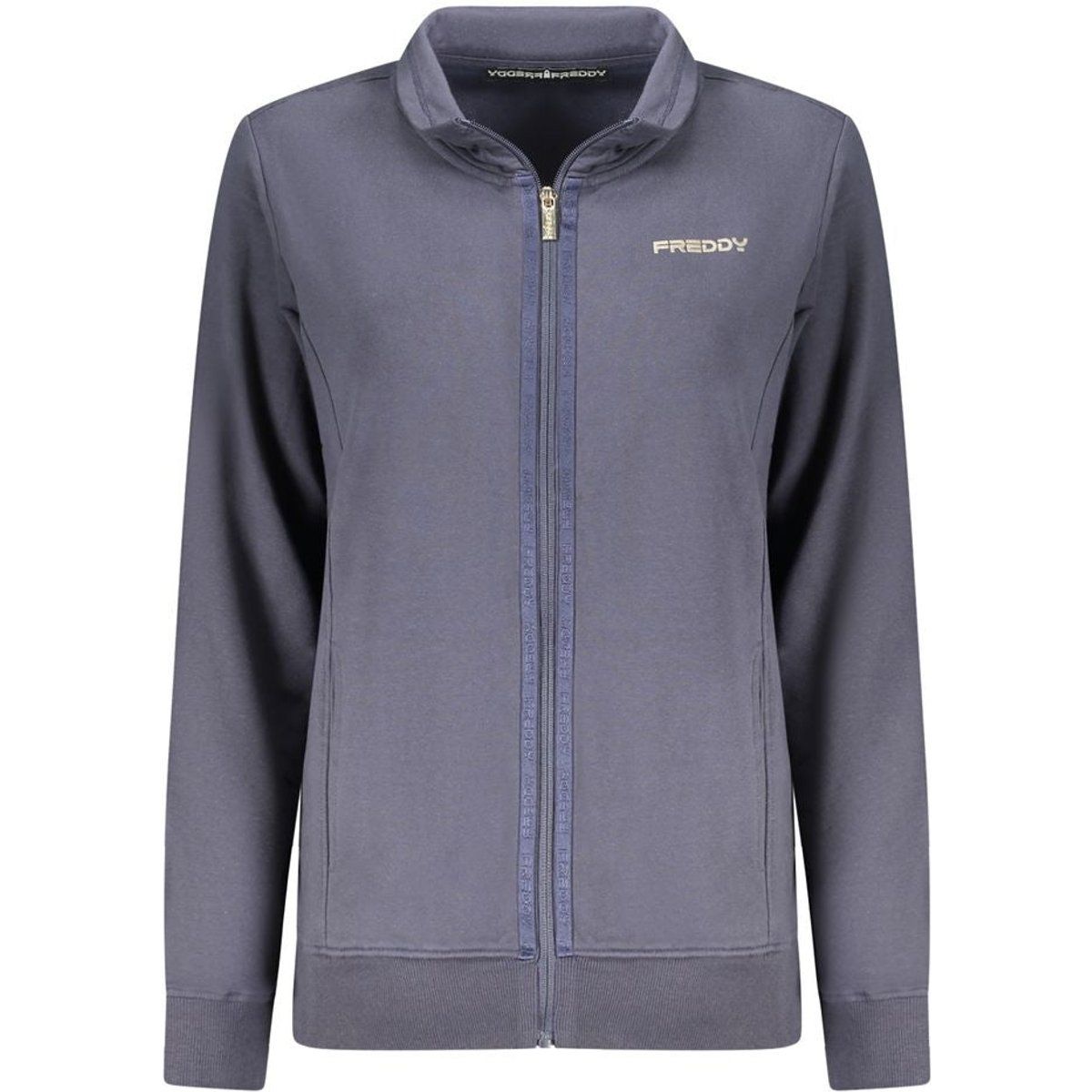Bequemes Sweatshirt mit Reißverschluss aus Baumwollmischung