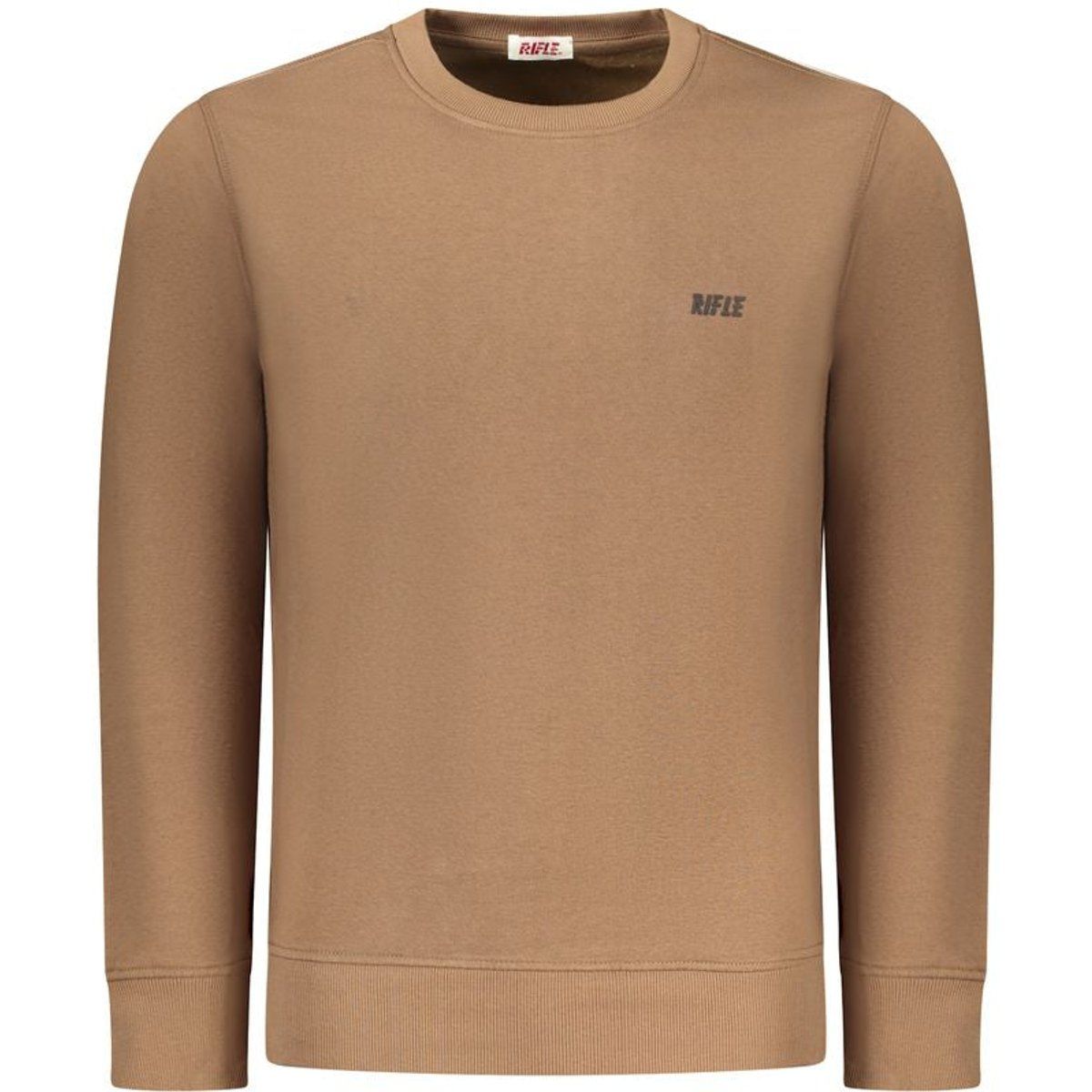 Bequemes Baumwoll-Sweatshirt mit Rundhalsausschnitt