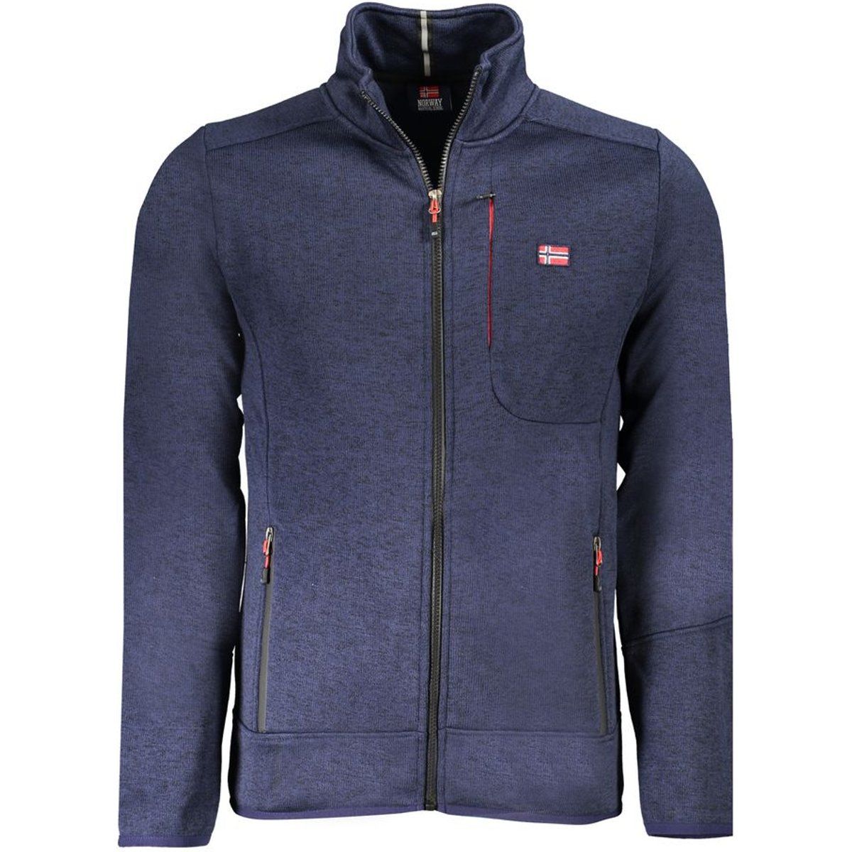 Herren Fleece Sweatshirt mit Reißverschluss