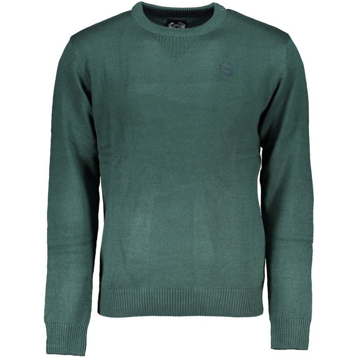 Grüner Baumwollmischpullover für Herren