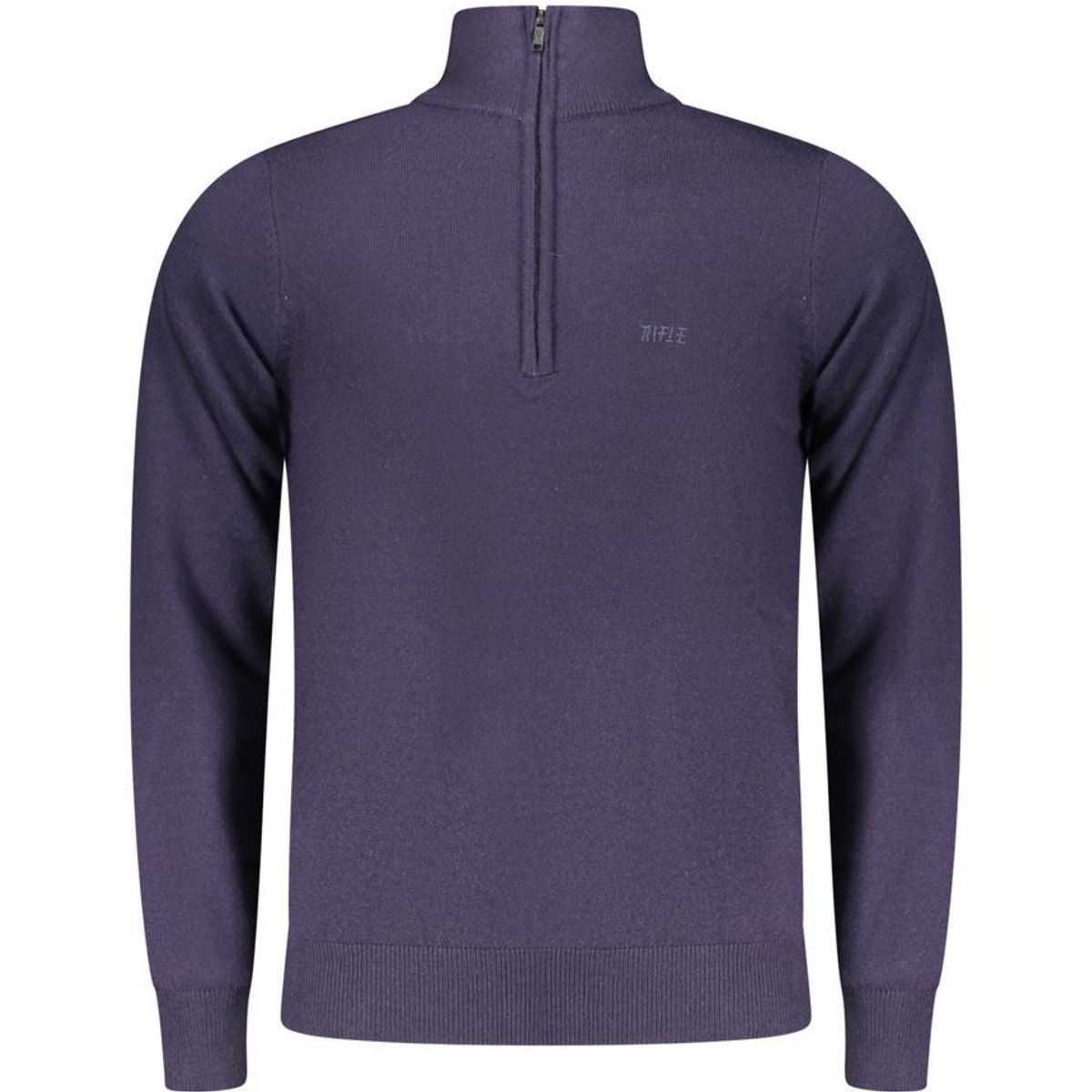 Herren-Pullover mit halbem Reißverschluss