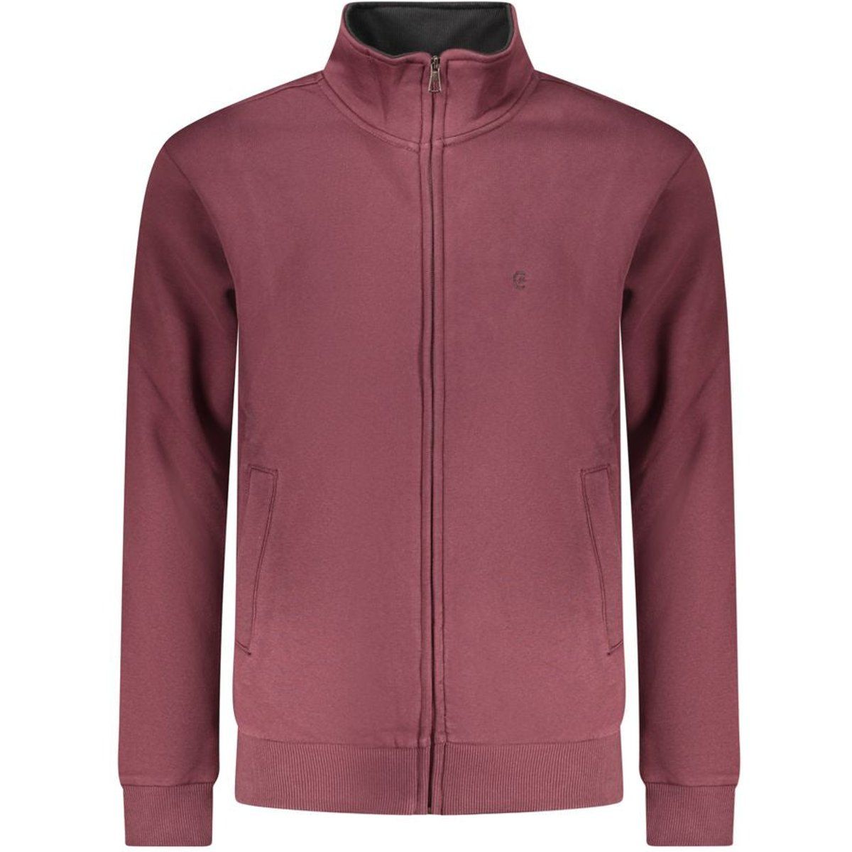 Herren-Freizeit-Sweatshirt mit Baumwoll-Reißverschluss