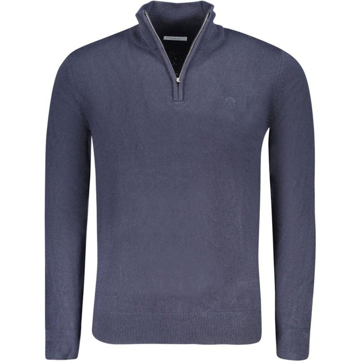 Herren Strickpullover mit Viertelreißverschluss