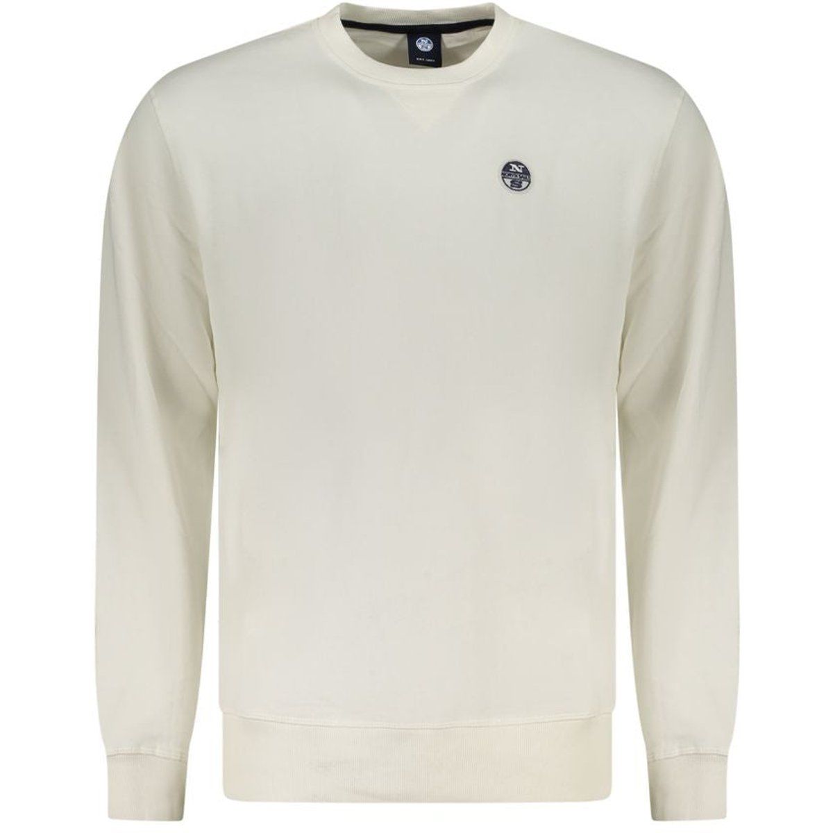 Klassisches Baumwoll-Sweatshirt mit Rundhalsausschnitt