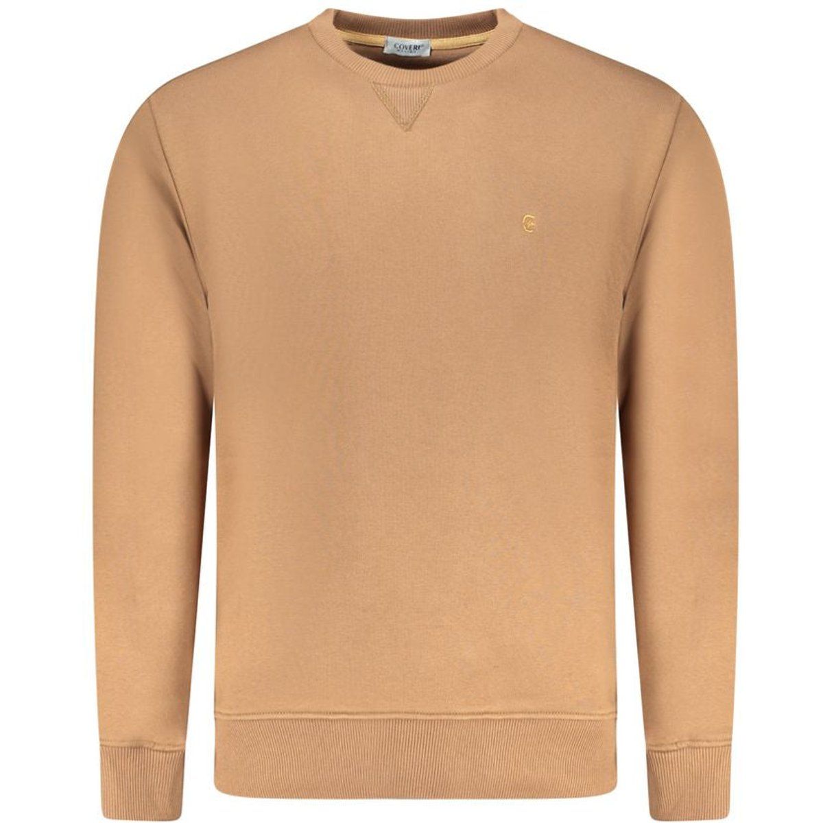 Klassisches einfarbiges Sweatshirt aus Baumwollmischung