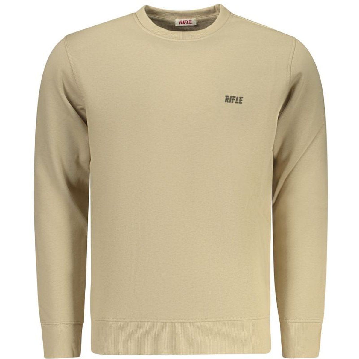 Beige Baumwollmischung Sweatshirt für Herren