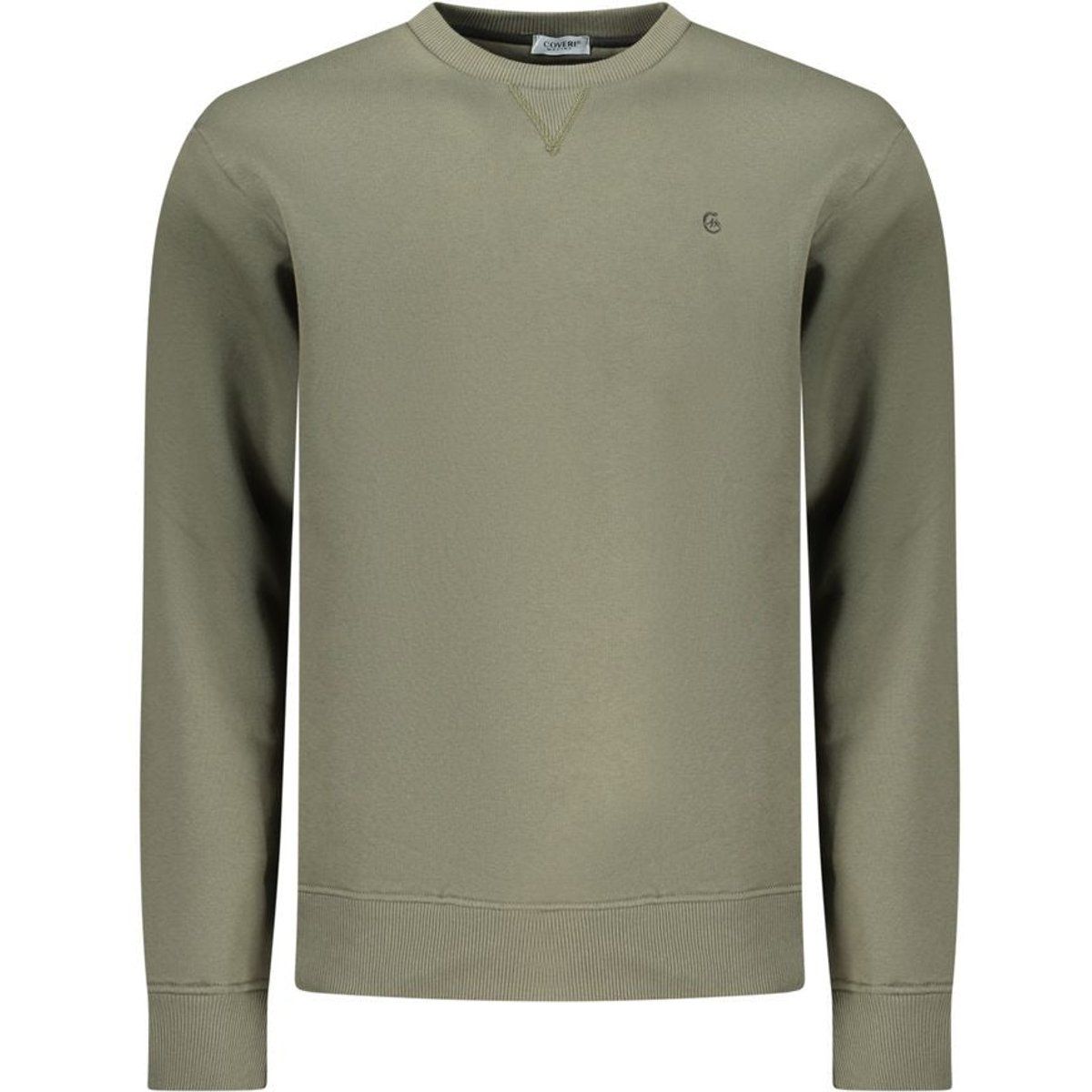 Grünes Herren Sweatshirt aus Baumwollmischung