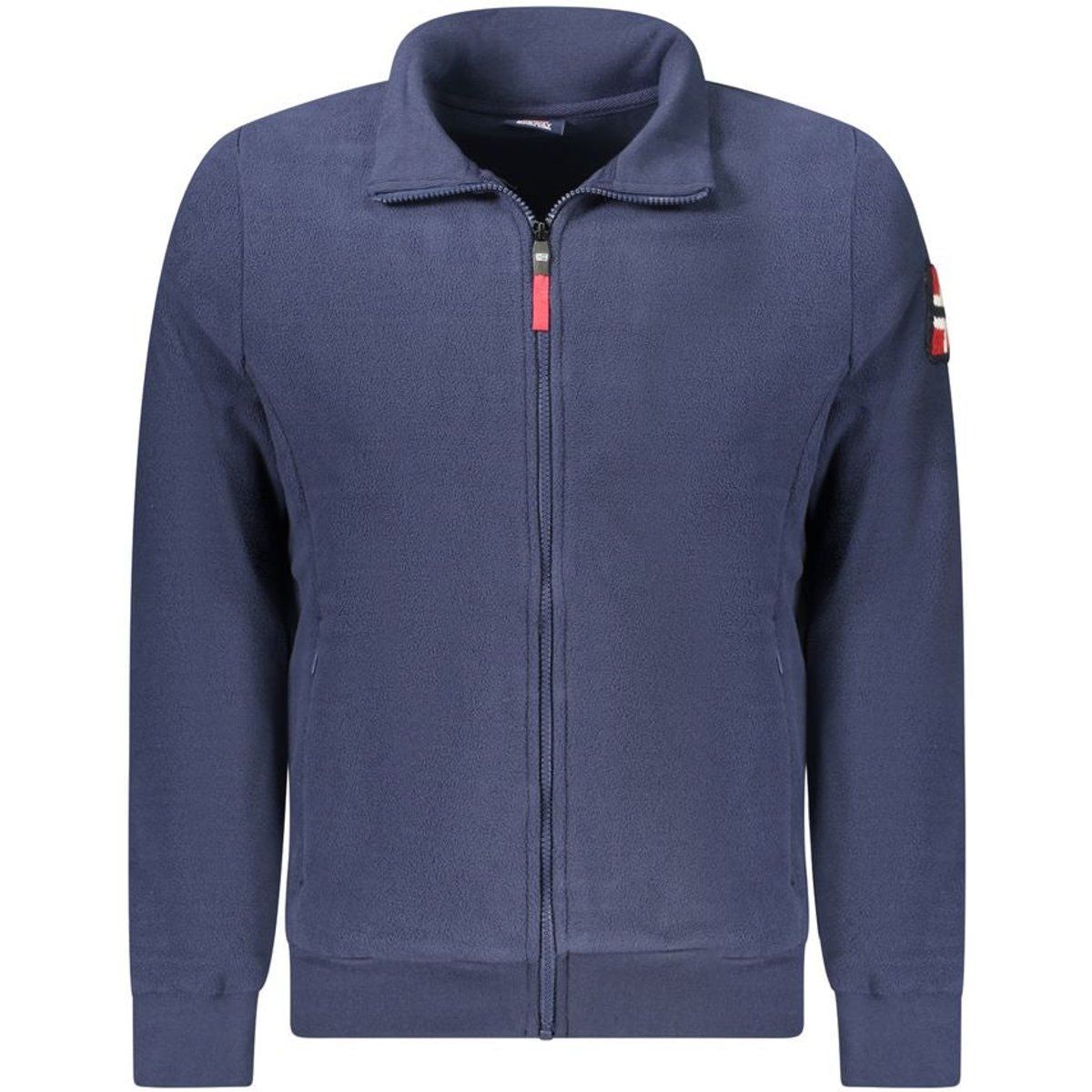 Herren Fleece Sweatshirt mit Reißverschluss