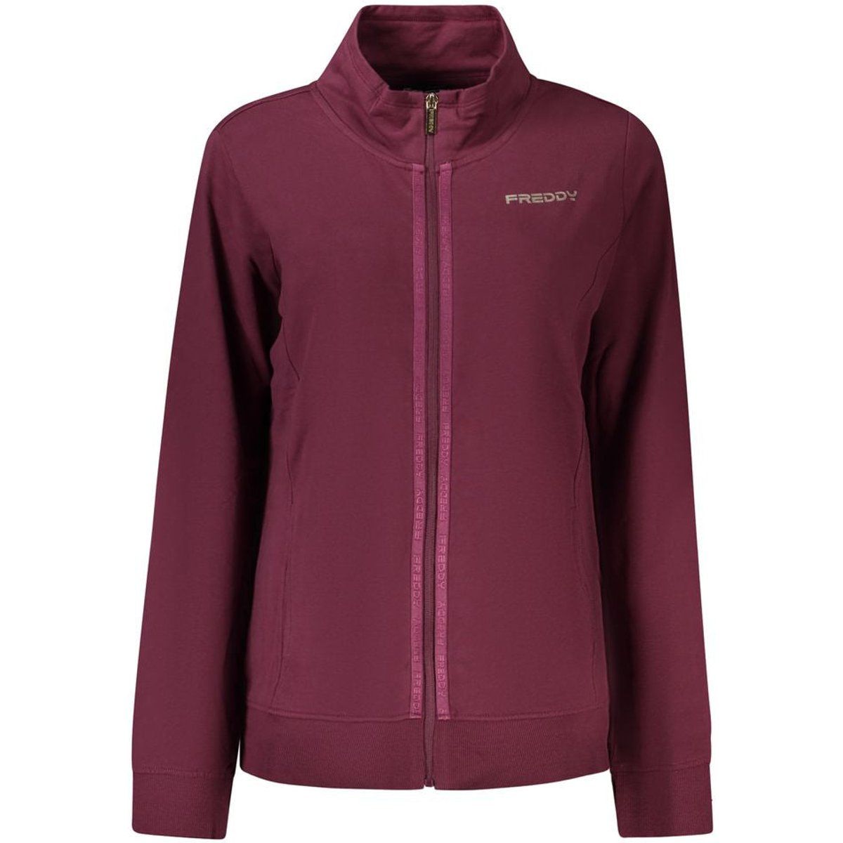 Sweatjacke mit Logo-Tape