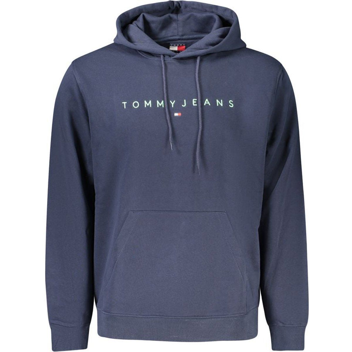 Lässiger blauer Hoodie mit Logo