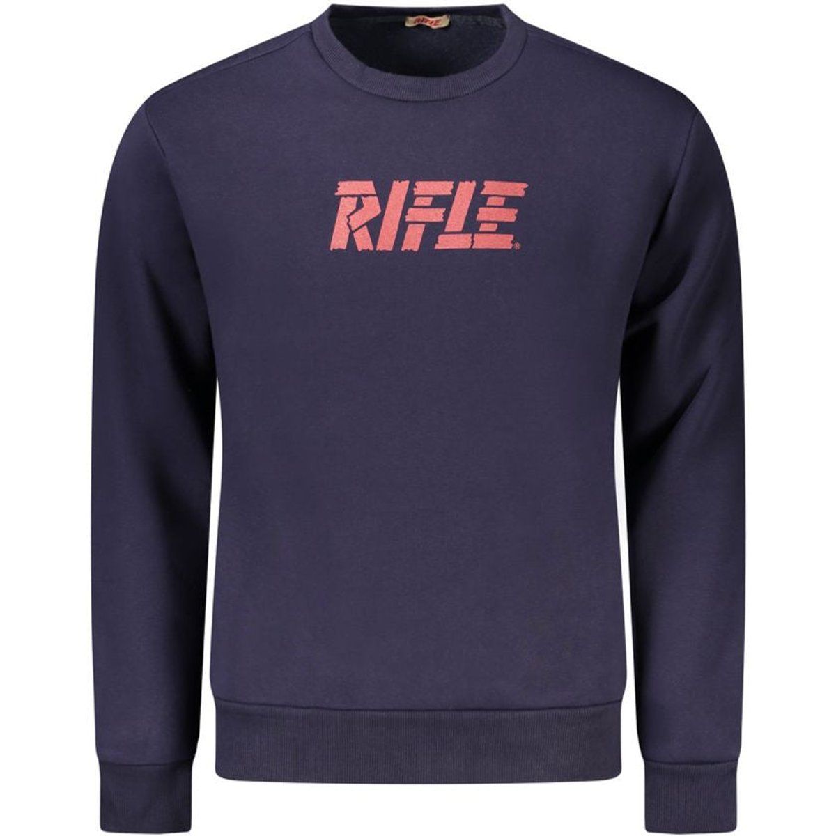 Herren Baumwoll-Logo-Pullover in Blau