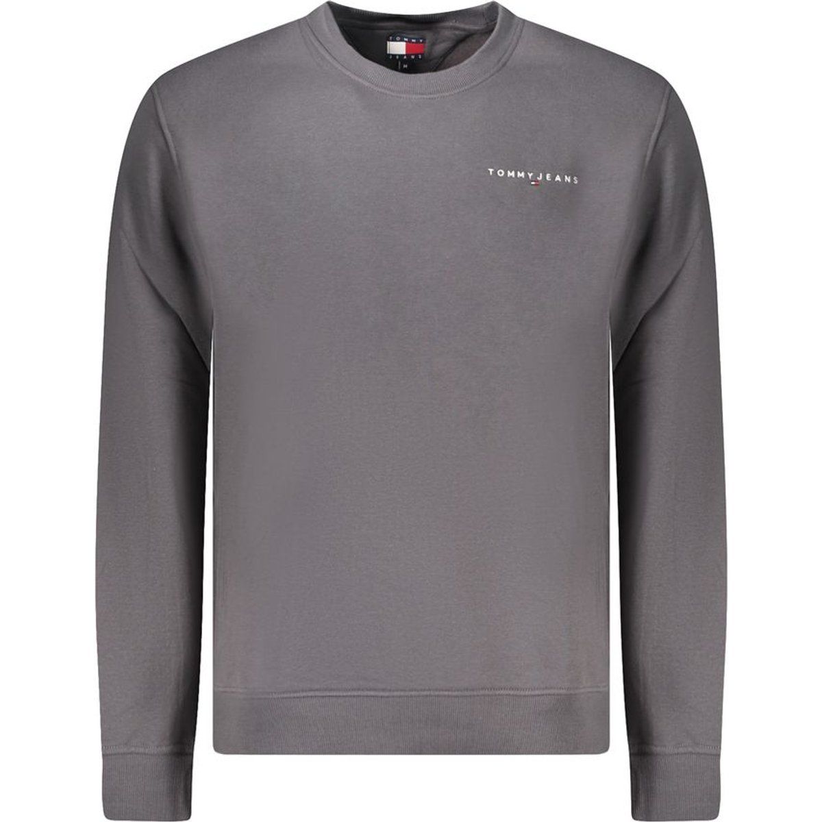 Minimalistisches graues Sweatshirt aus Baumwollmischung
