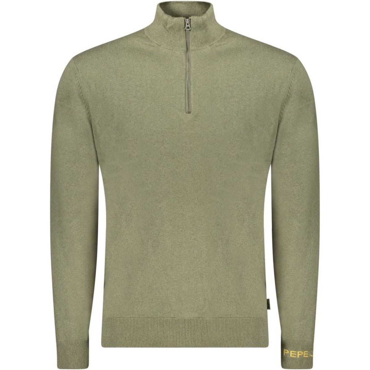 Herren Baumwollmischung Pullover mit Viertelreißverschluss