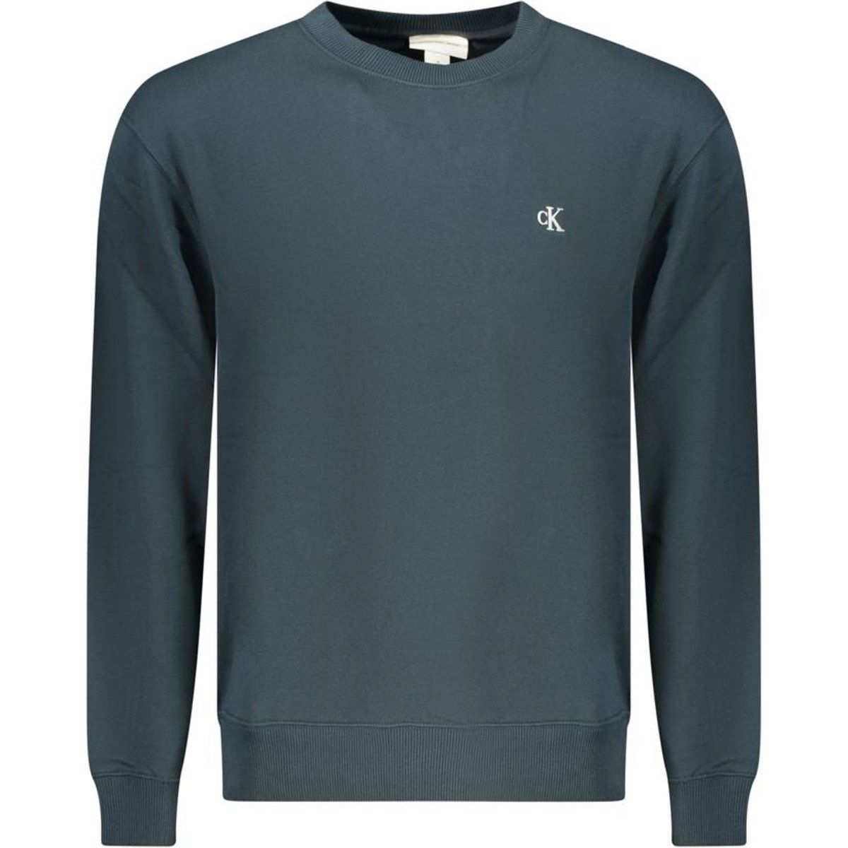 Minimalistisches Baumwollmischung Rundhals-Sweatshirt