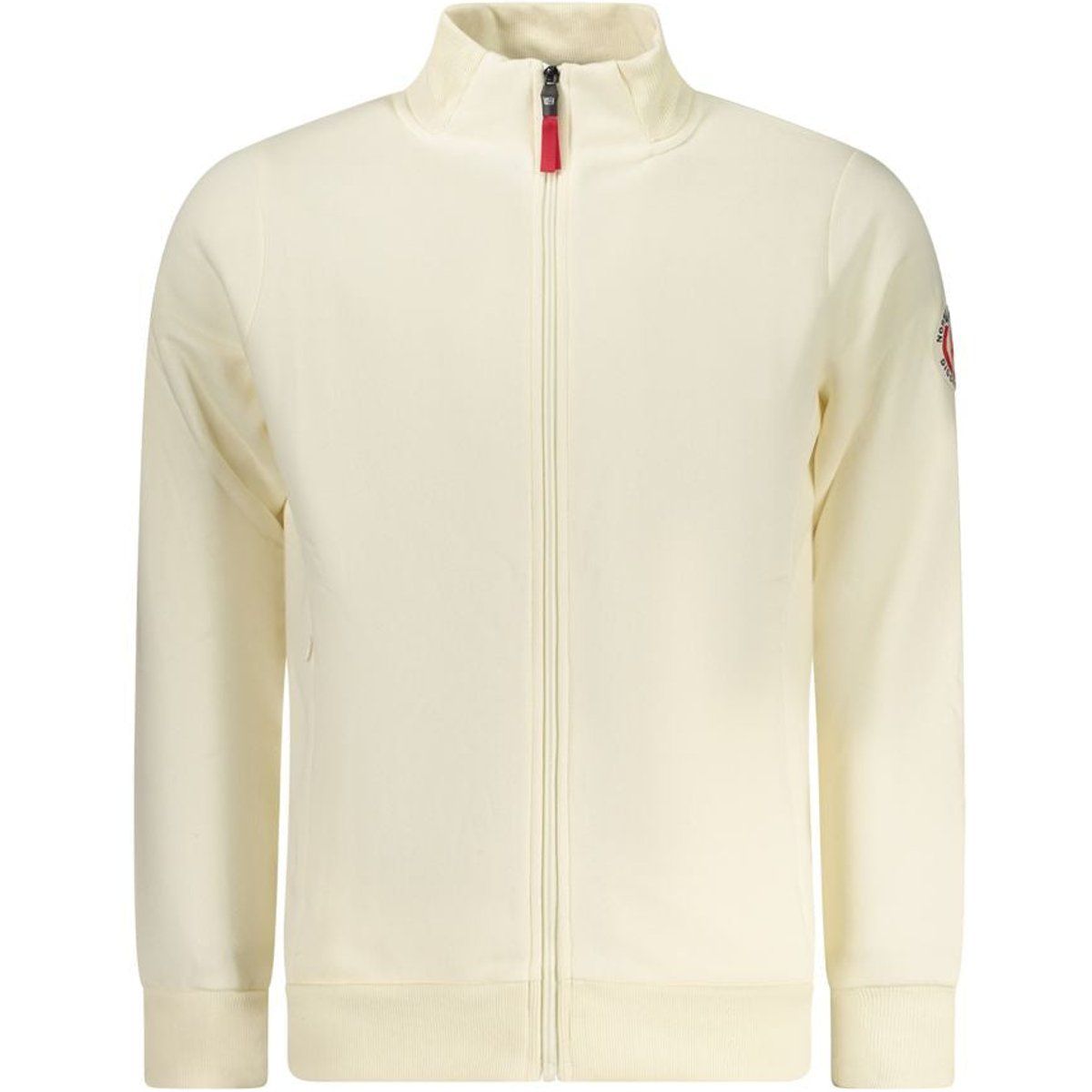 Herren Baumwollmischung Sweatshirt mit Reißverschluss