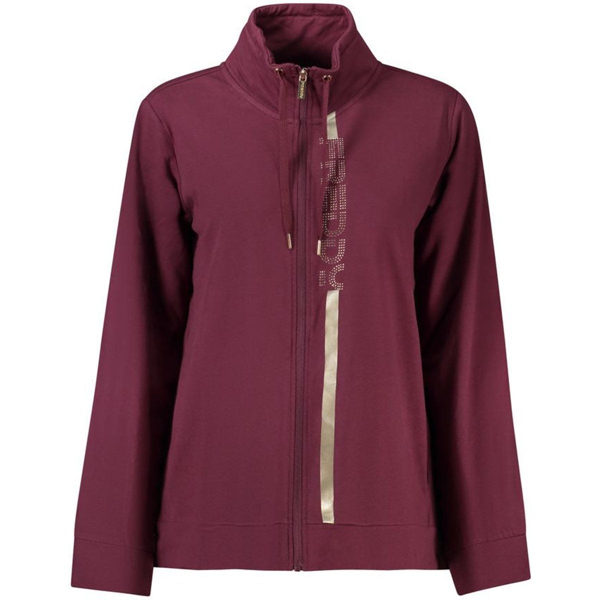 Damen Sweatshirt mit Reißverschluss aus Baumwollmischung