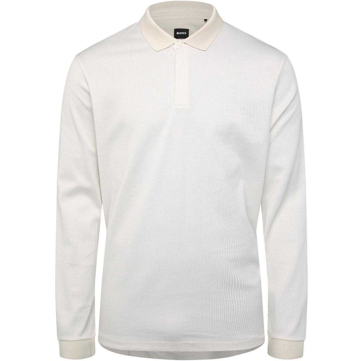 Langärmliges Piqué-Poloshirt