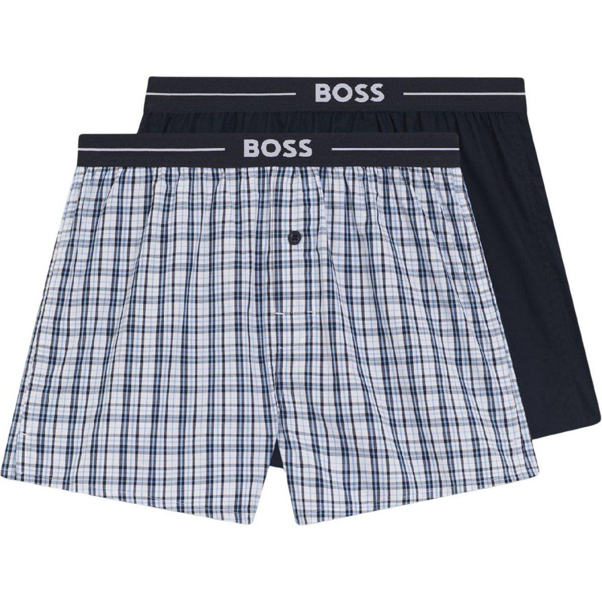 Herren-Boxershorts aus Webstoff, Zweierpack