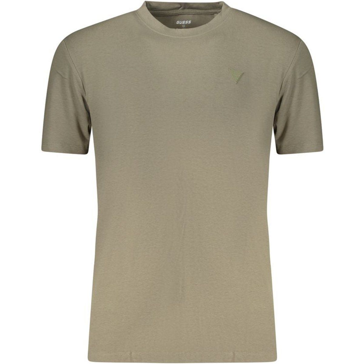 Minimalistisches Rundhalsshirt mit Logo-Applikation